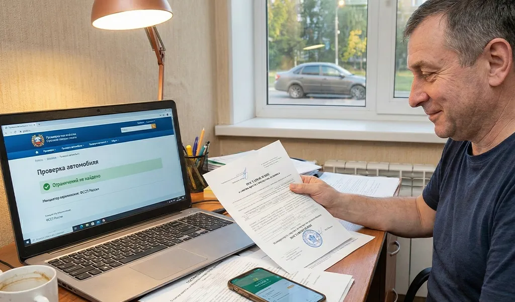 как снять арест с авто