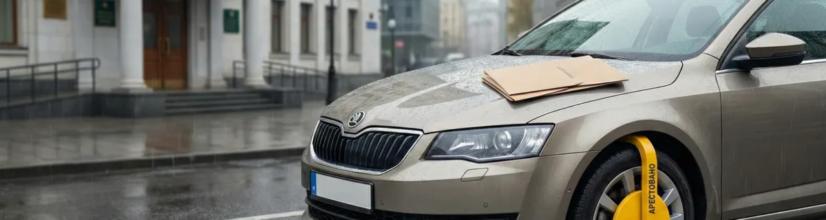 Как снять арест с машины