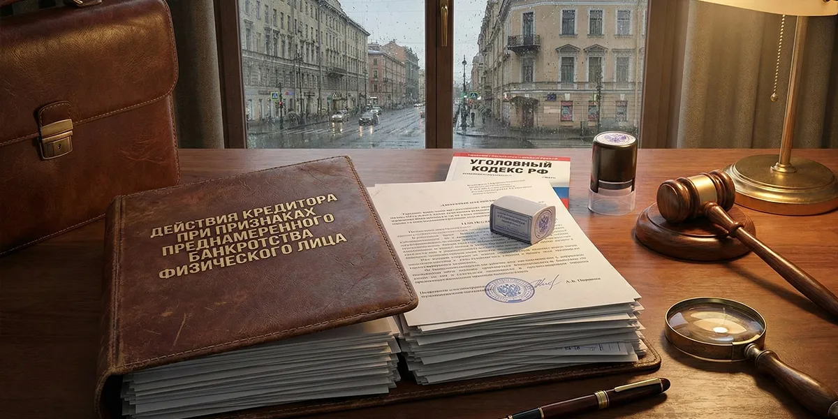 Действия кредитора при признаках преднамеренного банкротства