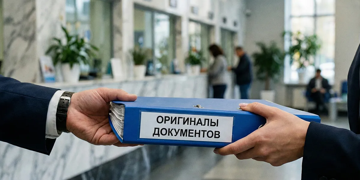 Получите акт приема-передачи и полный пакет документов