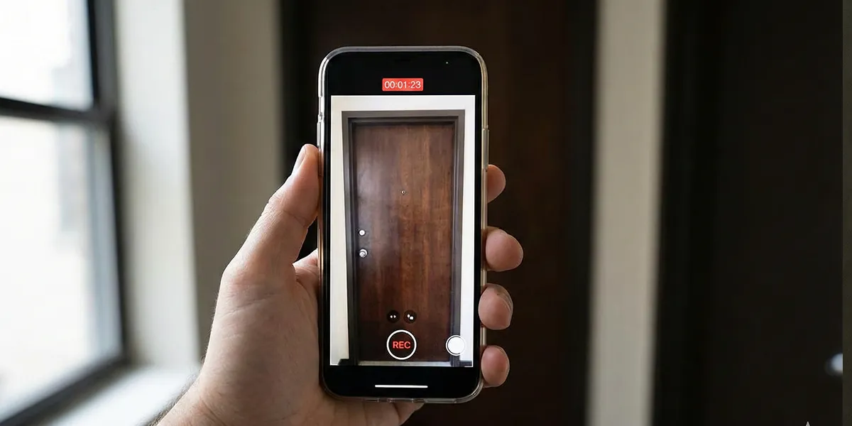 Сразу включите видеозапись и скажите об этом